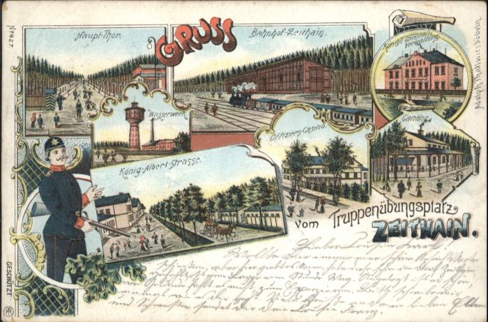 Zeithain Truppenübungsplatz Hauptthor Bahnhof Kö