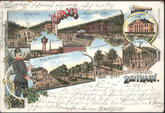 Zeithain Truppenübungsplatz Haupt Thor Bahnhof O