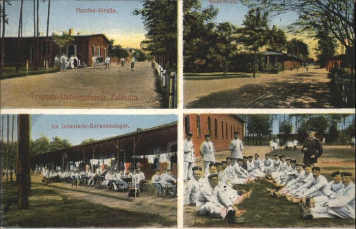 Zeithain Truppenübungsplatz Montbe Strasse Infan