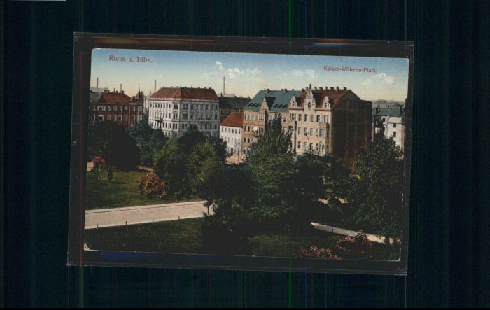 Riesa Sachsen Riesa Kaiser Wilhelm Platz