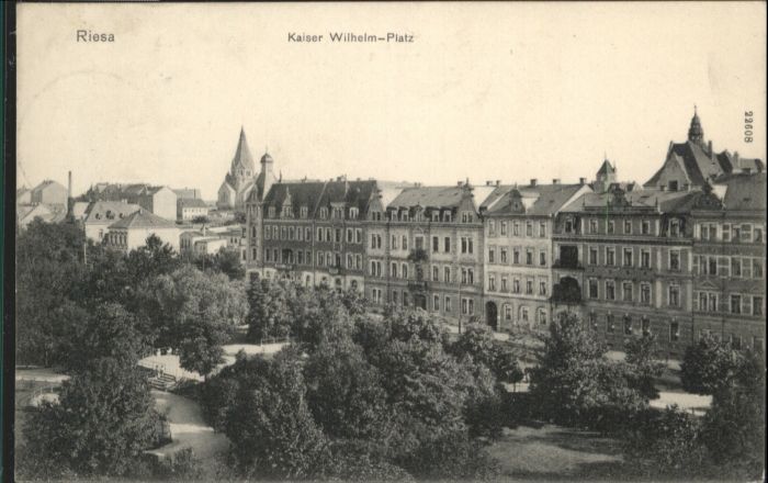Riesa Sachsen Riesa Kaiser Wilhelm Platz