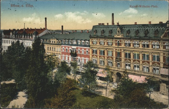 Riesa Sachsen Riesa Kaiser Wilhelm Platz