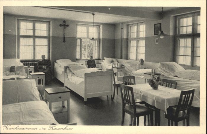 Geisingen Baden Kreispflege Anstalt Krankenzimmer Fraue