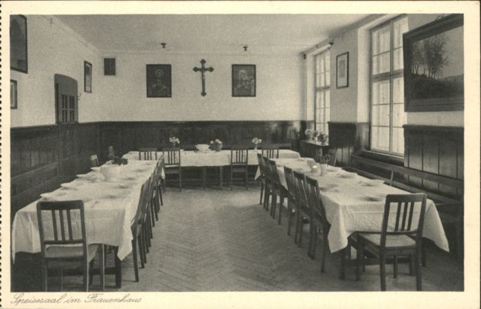 Geisingen Baden Kreispflege Anstalt Speisesaal Frauenha