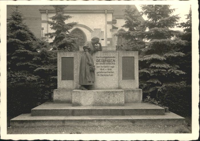 Geisingen Baden Krieger Denkmal