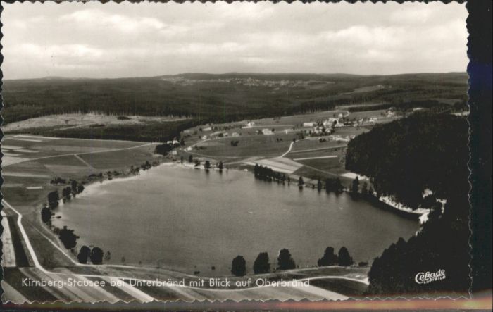 Unterbraend Kirnberg Stausee Fliegeraufnahme