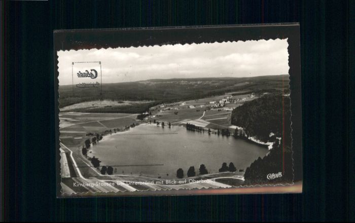 Unterbraend Kirnberg Stausee Fliegeraufnahme