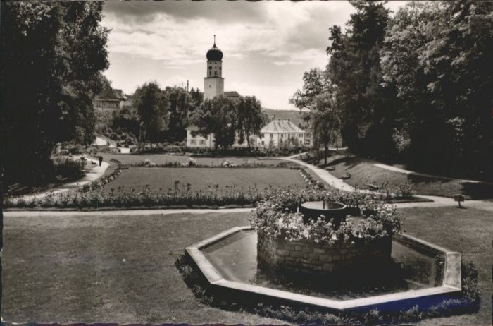 Stockach Baden KONSTANZ BW Stadtpark Brunnen
