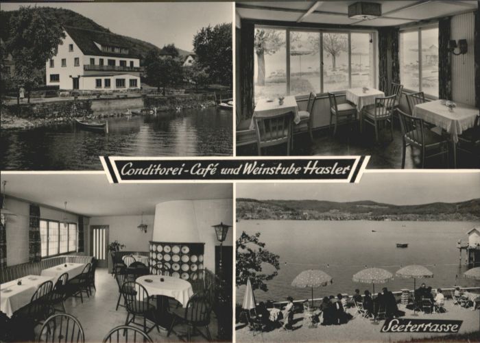 Bodman-Ludwigshafen Conditorei Cafe Weinstube Hasler