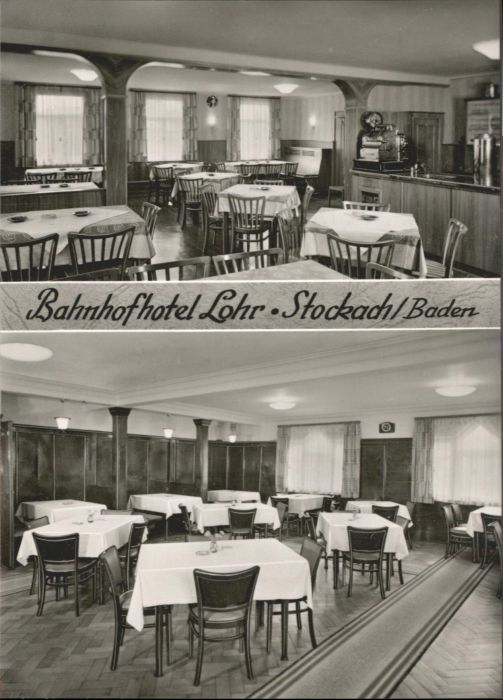 Stockach Baden KONSTANZ BW Bahnhofs Hotel Lohr