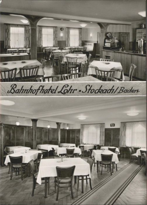 Stockach Baden KONSTANZ BW Bahnhofs Hotel Lohr
