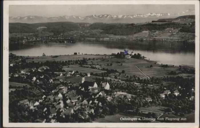 Oehningen Bodensee Untersee Fliegeraufnahme
