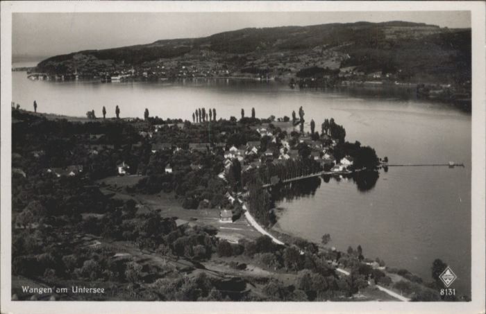 Wangen Bodensee Untersee Fliegeraufnahme
