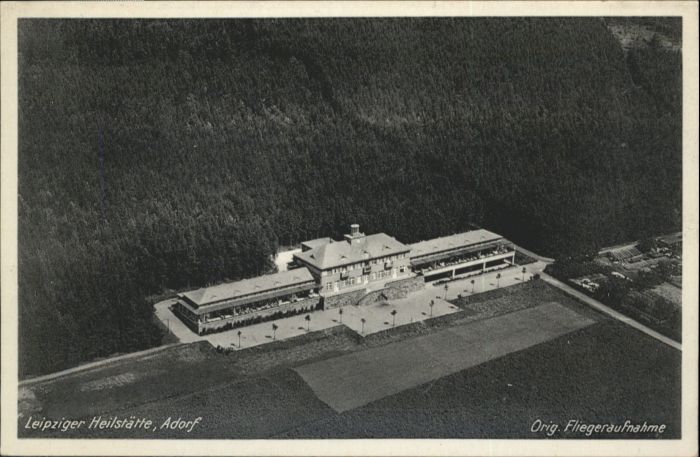 Adorf Vogtland Leipziger Heilstätte Fliegeraufnahme