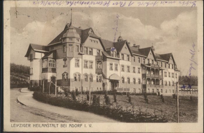 Adorf Vogtland Leipziger Heilanstalt