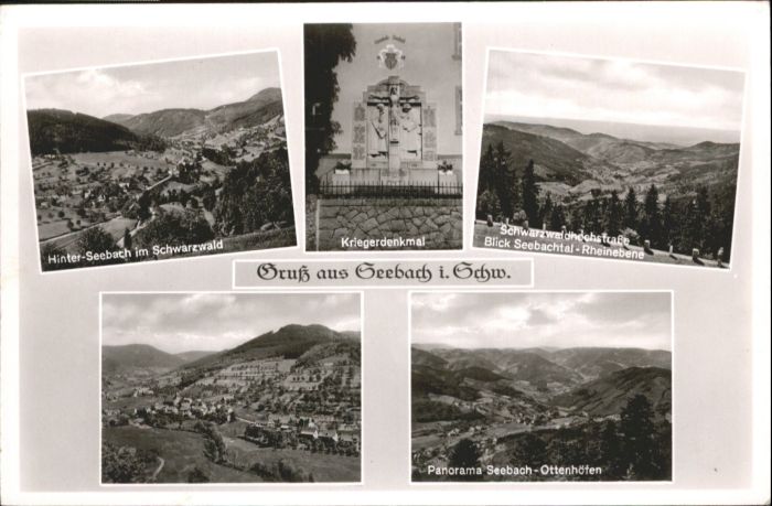 Seebach Ortenaukreis Kriegerdenkmal
Panorama