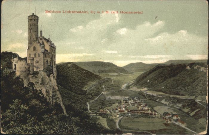 Lichtenstein Wuerttemberg Schloss Lichtenstein
