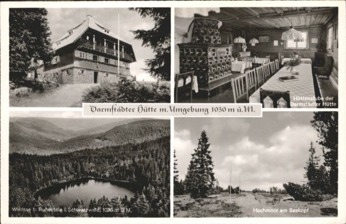 Ruhestein Baiersbronn BW Damstaedter Huette