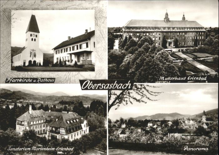 Obersasbach Pfarrkirche
Mutterhaus Erlenbad
Panor