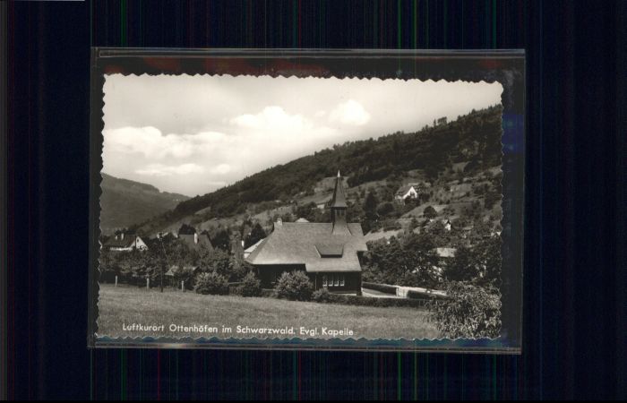 Ottenhoefen Schwarzwald Evgl. Kapelle