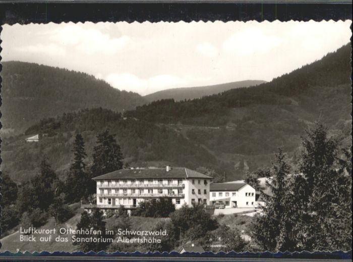 Ottenhoefen Schwarzwald Sanatorium Albertshöhe