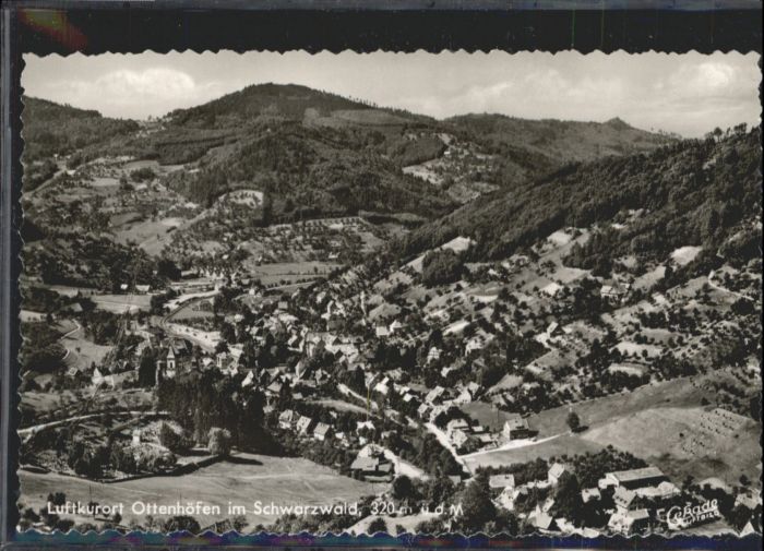 Ottenhoefen Schwarzwald Luftbild