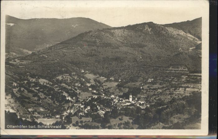 Ottenhoefen Schwarzwald Luftbild