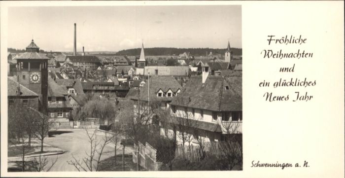 Schwenningen Neckar Weihnachtskarte