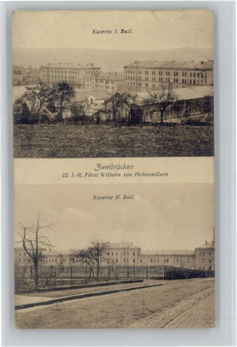 Zweibruecken ürst Wihelm von Hohenzollern Kaserne x
