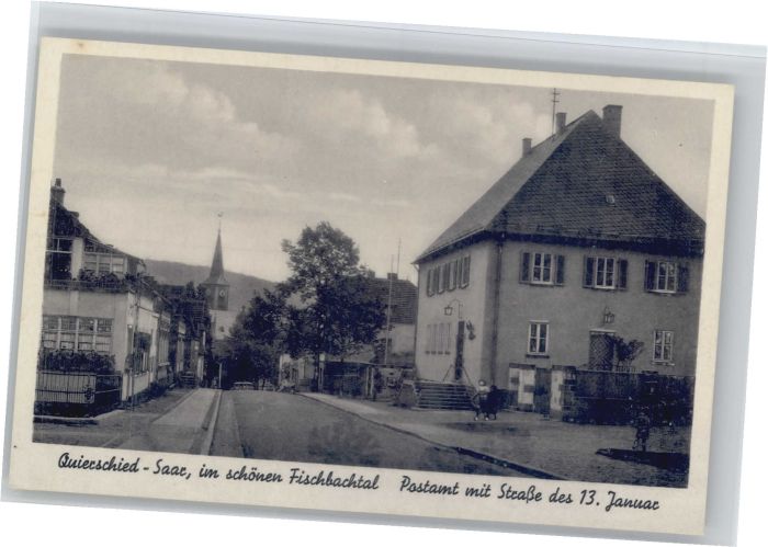 Quierschied Postamt Strasse des 13. Januar