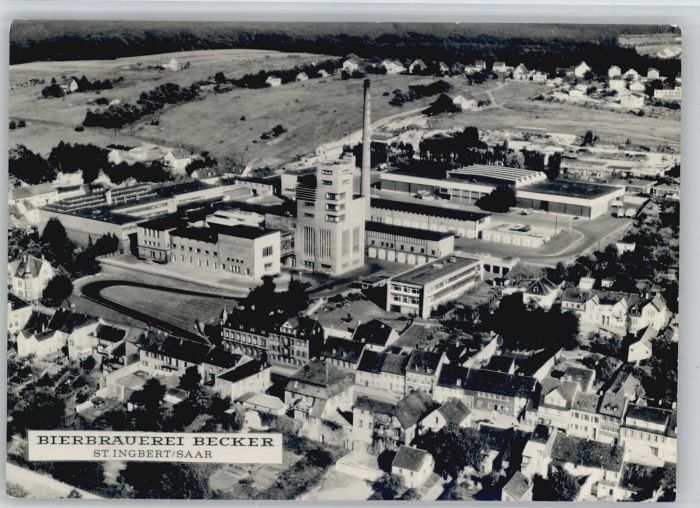 St Ingbert Fliegeraufnahme Brauerei Becker