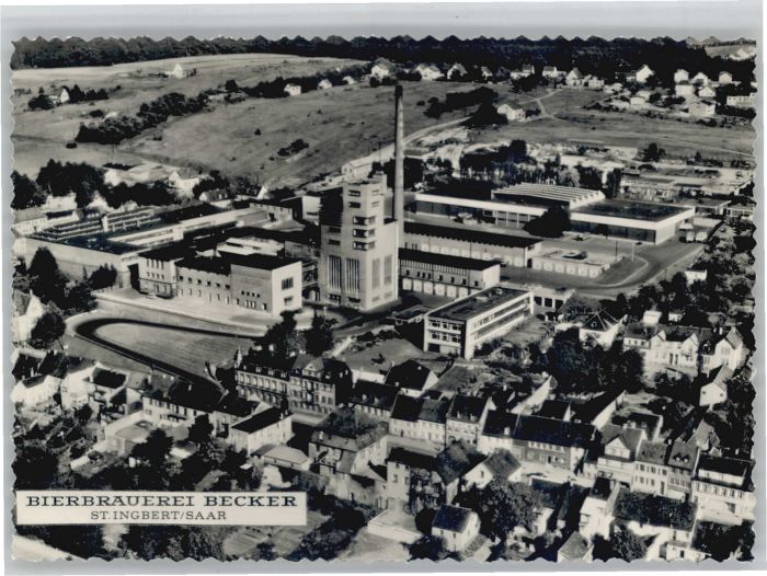 St Ingbert Fliegeraufnahme Brauerei Becker