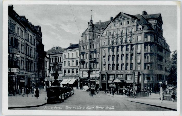SAARBRueCKEN Saarland . H. Strasse Reichsstrasse