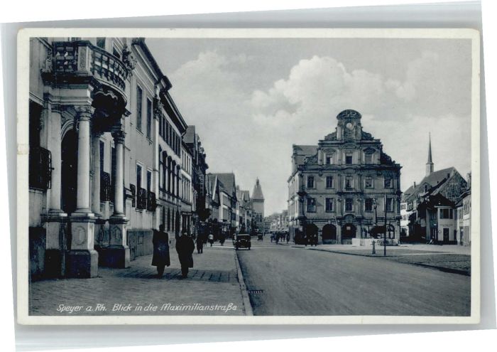 Speyer Rhein Speyer Maximilianstrasse
