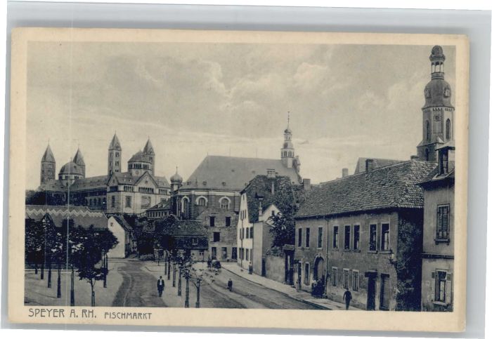 Speyer Rhein Speyer Fischmarkt