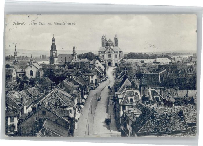 Speyer Rhein Speyer Dom Hauptstrasse