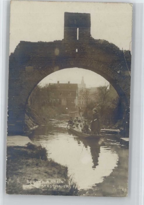 Speyer Rhein Speyer Stadtmauer