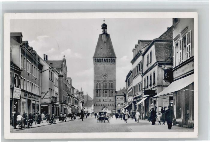 Speyer Rhein Speyer Altpörtel Hauptstrasse