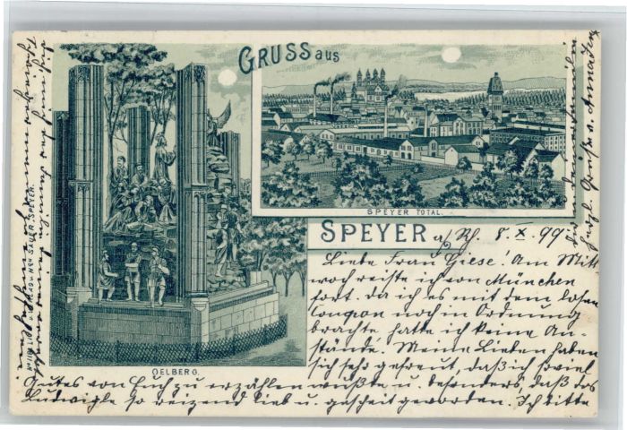 Speyer Rhein Speyer Oelberg