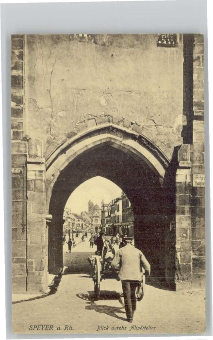 Speyer Rhein Speyer Altpörteltor