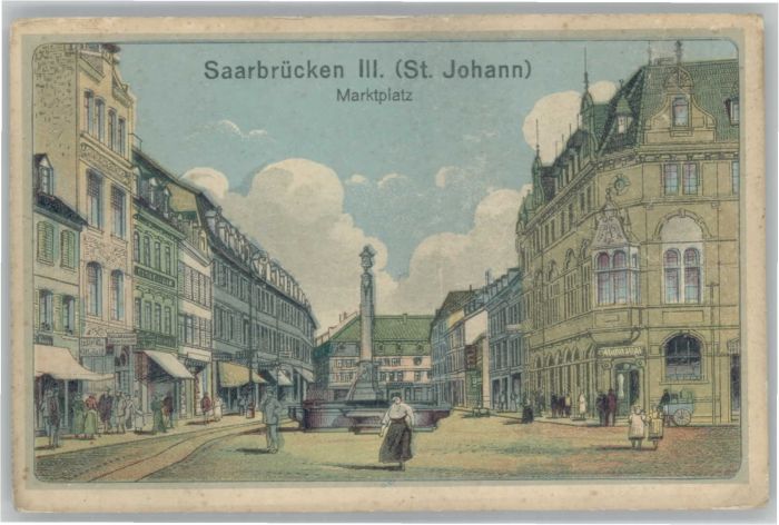 St Johann Saarbruecken arktplatz