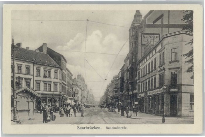 SAARBRueCKEN Saarland ahnhofstrasse