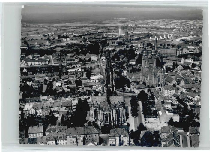 Speyer Rhein Speyer Fliegeraufnahme