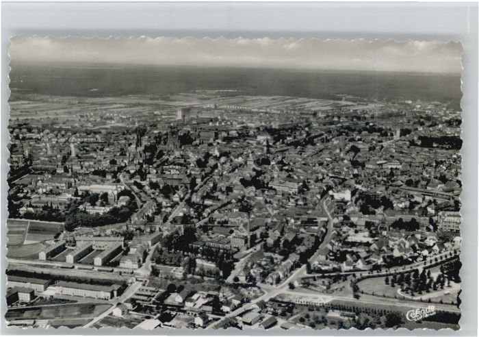 Speyer Rhein Speyer Fliegeraufnahme