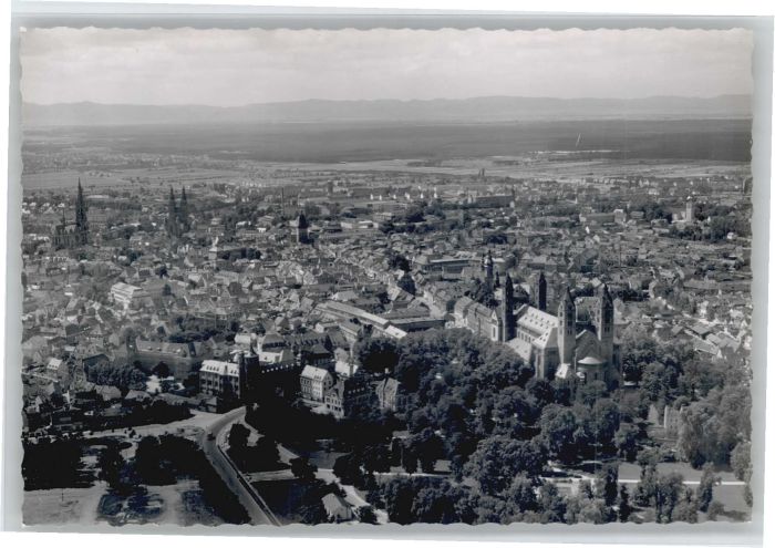 Speyer Rhein Speyer Fliegeraufnahme