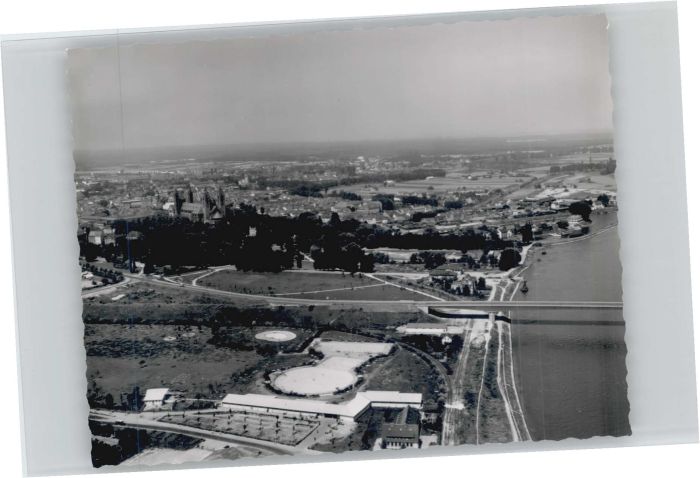 Speyer Rhein Speyer Fliegeraufnahme