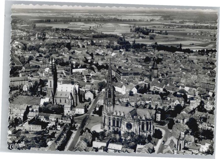 Speyer Rhein Speyer Fliegeraufnahme