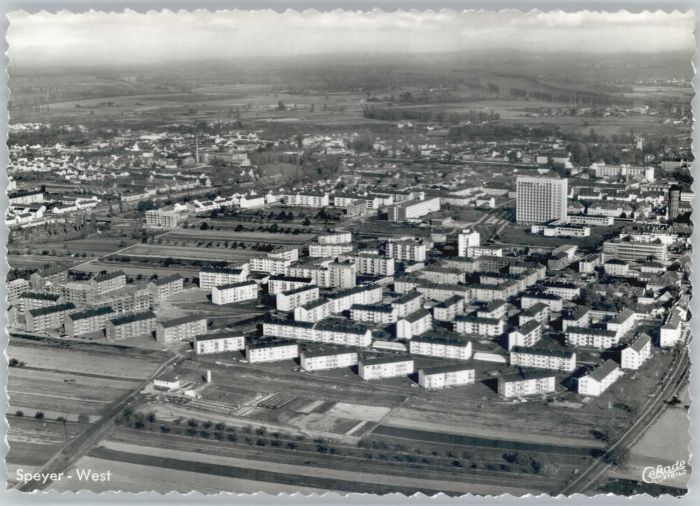 Speyer Rhein Speyer Fliegeraufnahme