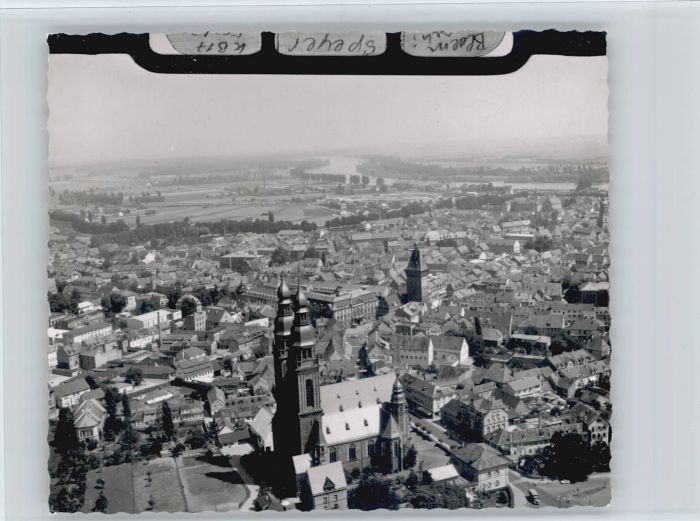 Speyer Rhein Speyer Fliegeraufnahme