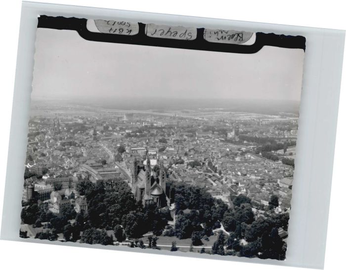 Speyer Rhein Speyer Fliegeraufnahme